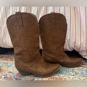 Brown Western Cowboy Boots